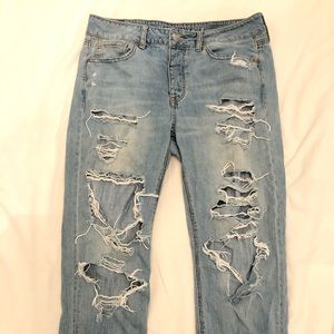 American eagle High rise tomgirl jeans